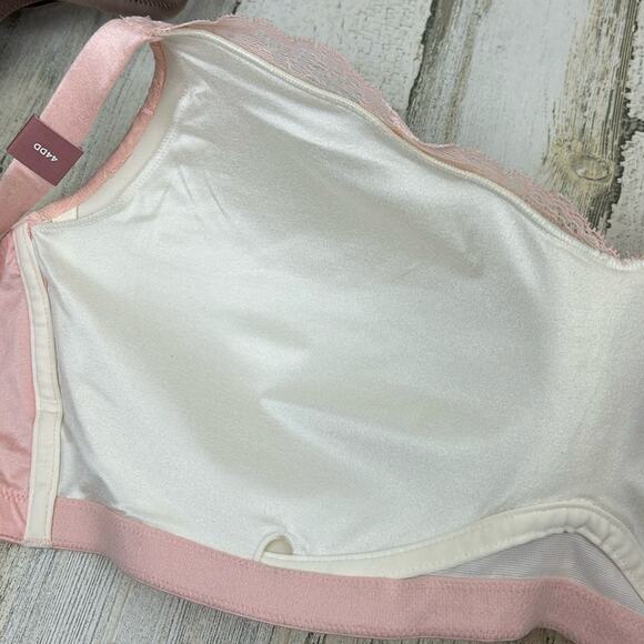 Cacique Women’s 44DD Pink Lace Mastectomy Bra No Underwire NWT - Picture 3 of 7